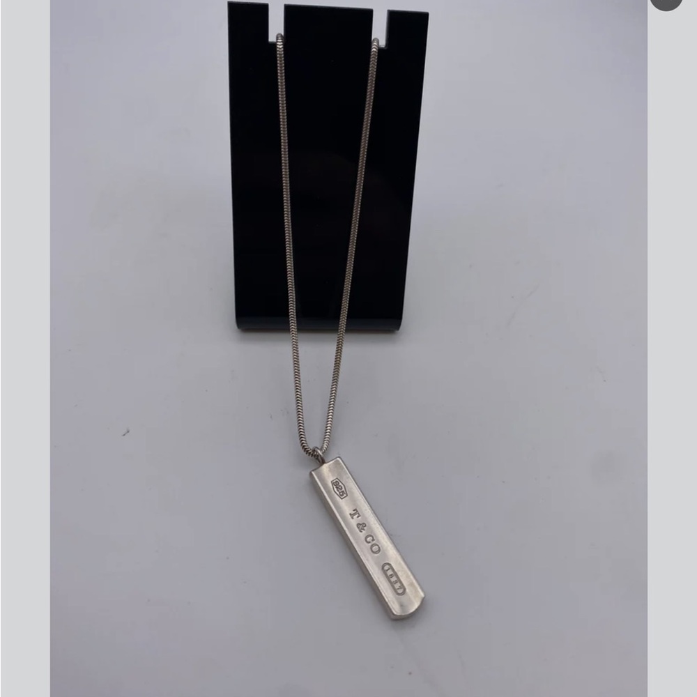 Tiffany & Co. Silver Bar Necklace - Picture 4 of 8